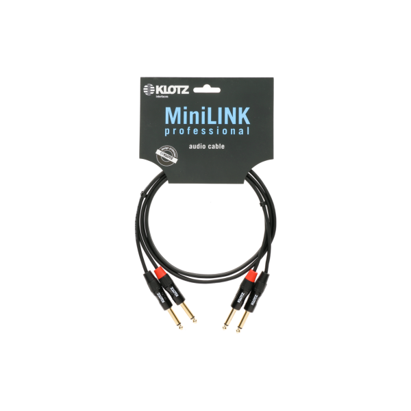 KT-JJ150 Klotz Dubbele Mono Jackkabel (1,5m)