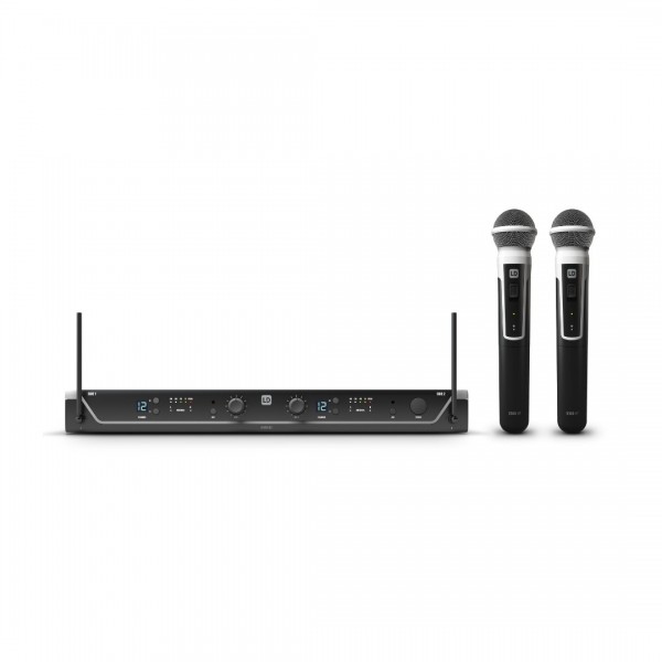 U308 HHD 2 Dual Wireless Microphone System LD Systems