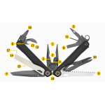 Wave Alpha Leatherman Multi-tool (Obsidian)