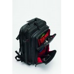 RIOT DJ -BACKPACK XL MAGMA ZWART/ROOD