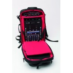 RIOT DJ -BACKPACK XL MAGMA ZWART/ROOD