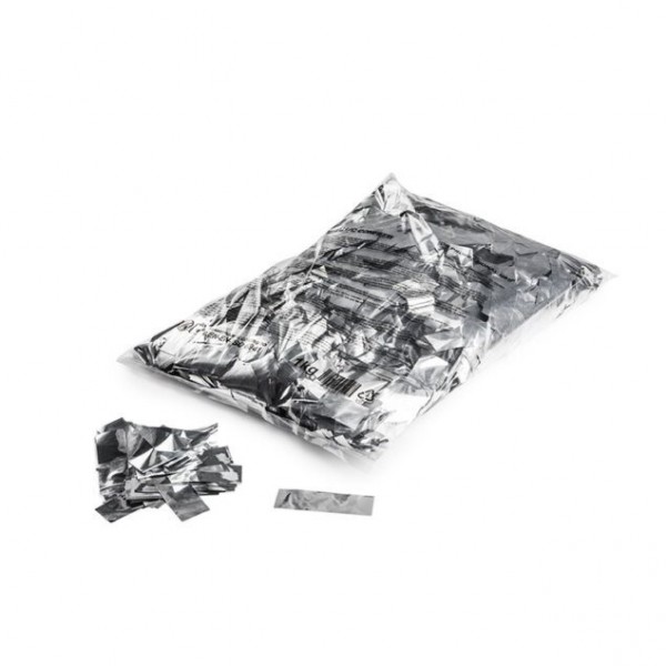 Slowfall Confetti Rectangles Silver MagicFX (1kg)