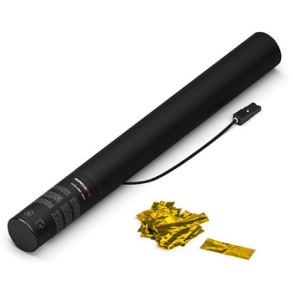 Elektronische Confetti Shooter Magic FX 50cm Metallic Goud