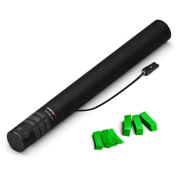 Elektronische Confetti Shooter Magic FX 50cm Papier Lichtgroen