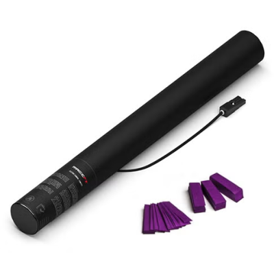 Elektronische Confetti Shooter Magic FX 50cm Papier Paars