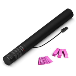 Elektronische Confetti Shooter Magic FX 50cm Papier Roze
