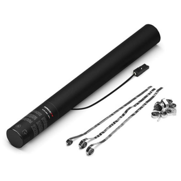 Elektronische Streamers Shooter Magic FX 50cm Metallic Zilver