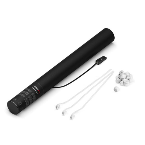 Elektronische Streamers Shooter Magic FX 50cm Papier Wit