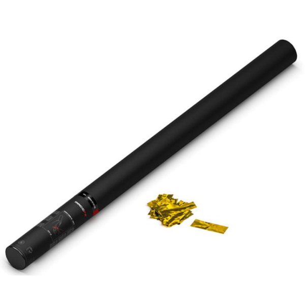 Handmatige Confetti Shooter Magic FX Metallic Goud (80cm)