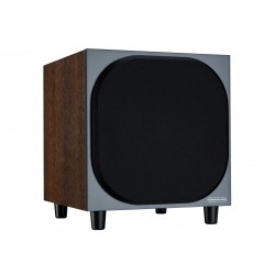 Bronze W10 Wallnut Active Subwoofer Monitor Audio