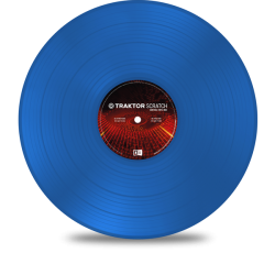 TRAKTOR Scratch Control Vinyl Blauw MK2 Native Instruments