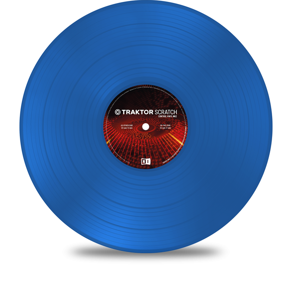 TRAKTOR Scratch Control Vinyl Blauw MK2 Native Instruments