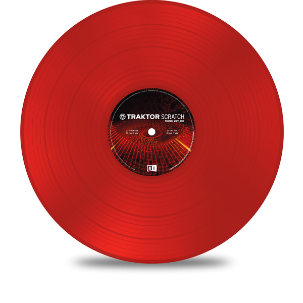 TRAKTOR Scratch Control Vinyl Red MK2 Native Instruments