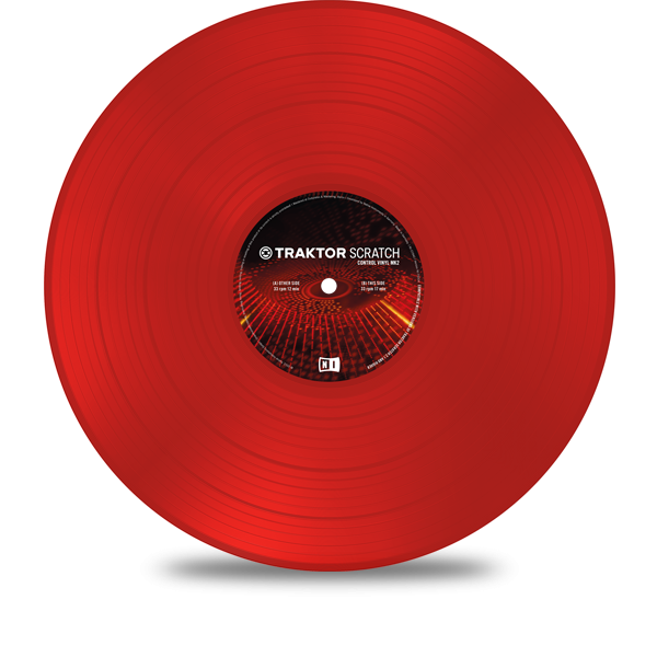 TRAKTOR Scratch Control Vinyl Rood MK2 Native Instruments