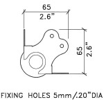 C1384Z 3-benige Hoek Zinc Stapelbaar Penn Elcom