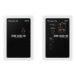 DM-50D-W PIONEER DJ  5" Desktop Monitorset  Wit (paar)