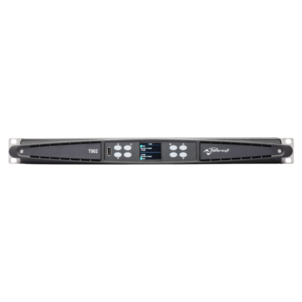 T902 PowerSoft Versterker met DSP en Dante