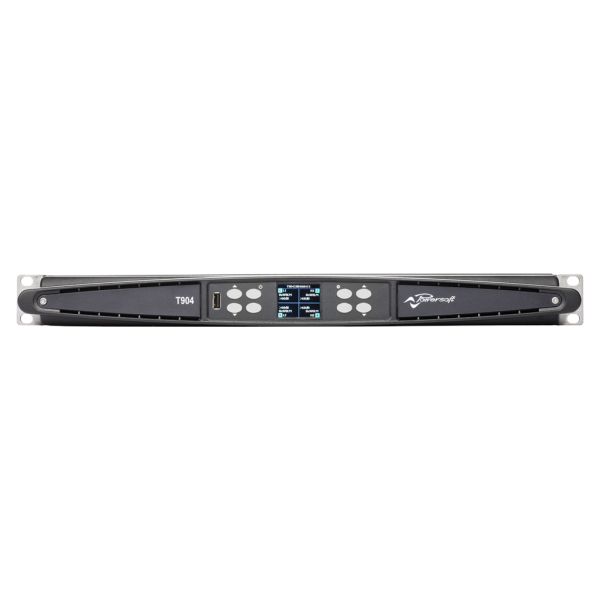 T904 Powersoft 4-Kanaals Versterker met DSP en Dante