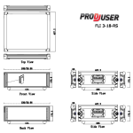 FLI-3-18 RS ProDJuser 19" Rack Case 3U