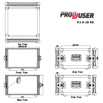 FLI-6-18 RS ProDJuser 19" Rack Case 6U