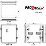 FLI-12-18 RS ProDJuser 19" Rack Case 12U