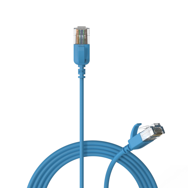 CSD560BU/0.5 Procab Slimline Networking Cable CAT6A RJ45 Blue (0.5 m)