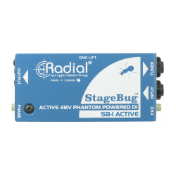 Stagebug SB-1 Radial Actieve DI Box voor Akoestische Gitaar