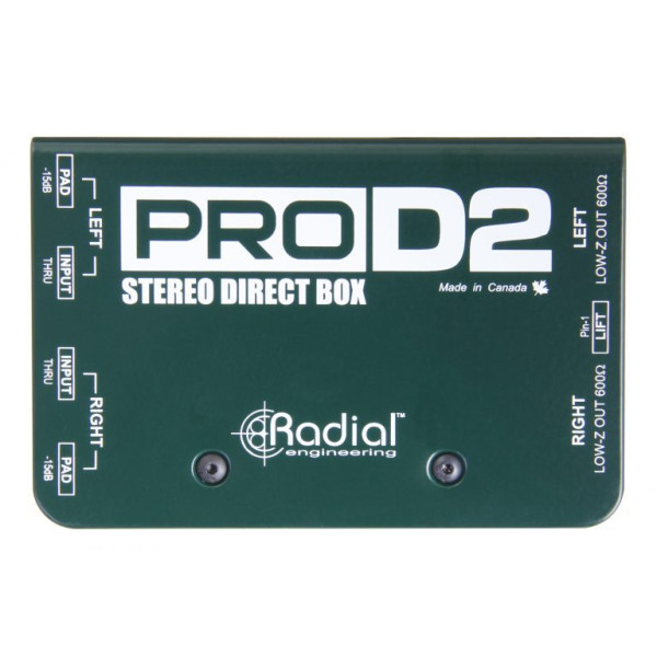 ProD2 RADIAL Passieve Stereo DI Box