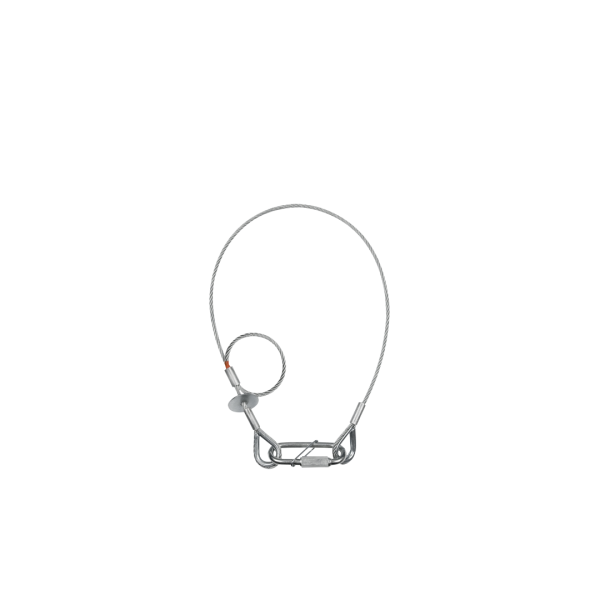 Saveking Veiligheidskabel BGV-C1 4mm 60 cm 40 kg Zilver