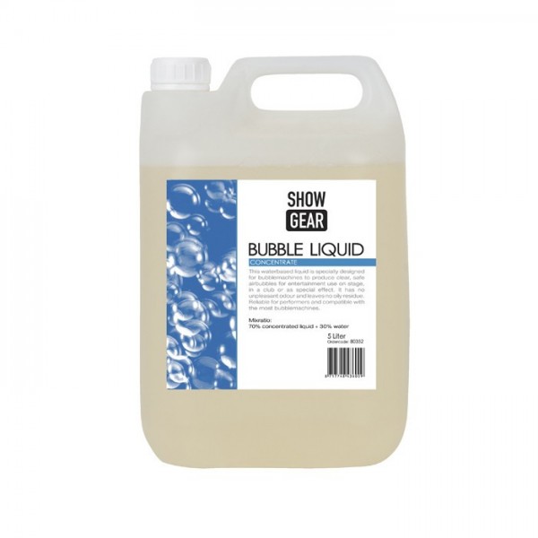 Bubble Liquid Concentrate Showgear (5L)