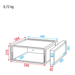 RCA-DD4 Showgear 19" Rack Case 4U