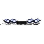 Stage Blinder Flex Blaze Showtec Set 8 Blinders