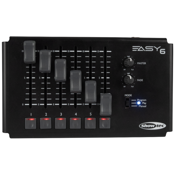 EASY 6 SHOWTEC 6-kanaals DMX Controller