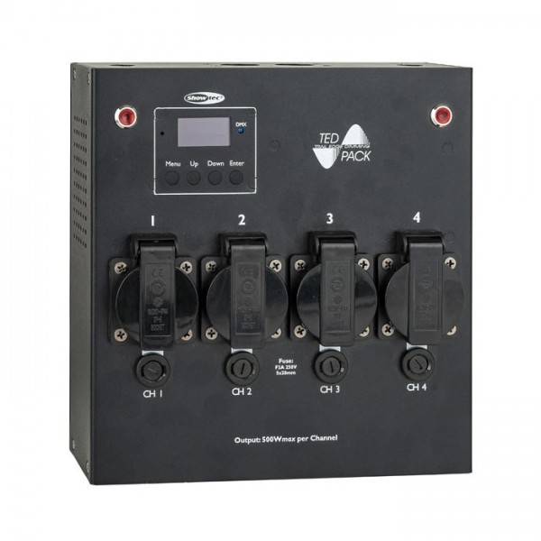 Ted Pack Showtec 4-kanaals Dimmer Pack