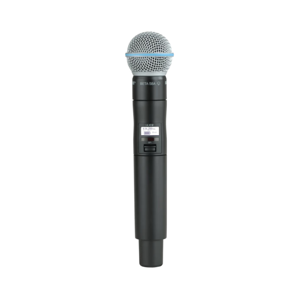 ULXD2/B58 Shure Handheld Zender met Beta58A Microfoonkop (G51-Band 470-534MHz)