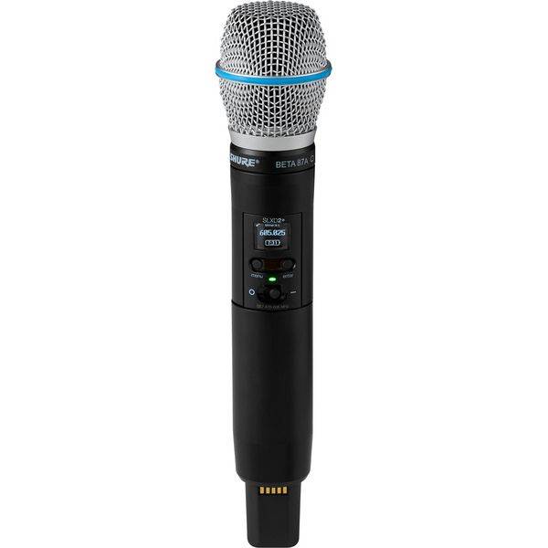 SLXD2+/Beta87A (G65) Shure Handheld Microfoon (470-606 MHz)