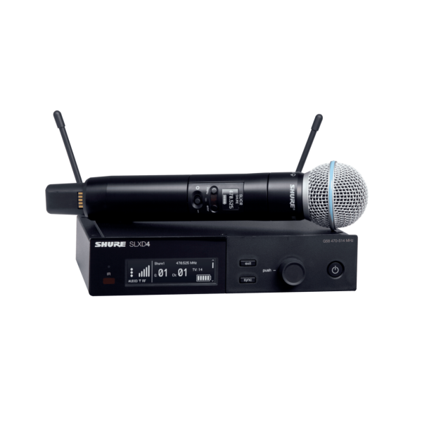 SLXD24E/B58-H56 SHURE WIRELESS HANDHELD SYSTEM (518-562MHz)