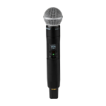 SLXD24D+/58 Shure Dual Draadloos Handheld Systeem G65 (470-606MHz)