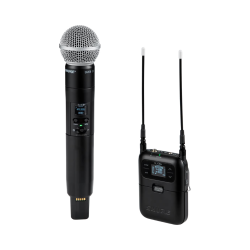 SLXD25+/58 Shure Draagbaar Draadloos Systeem G65 (470-606MHz)
