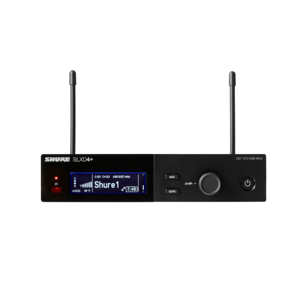 SLXD4+ Shure Draadloze Ontvanger G65 (470-606MHz)