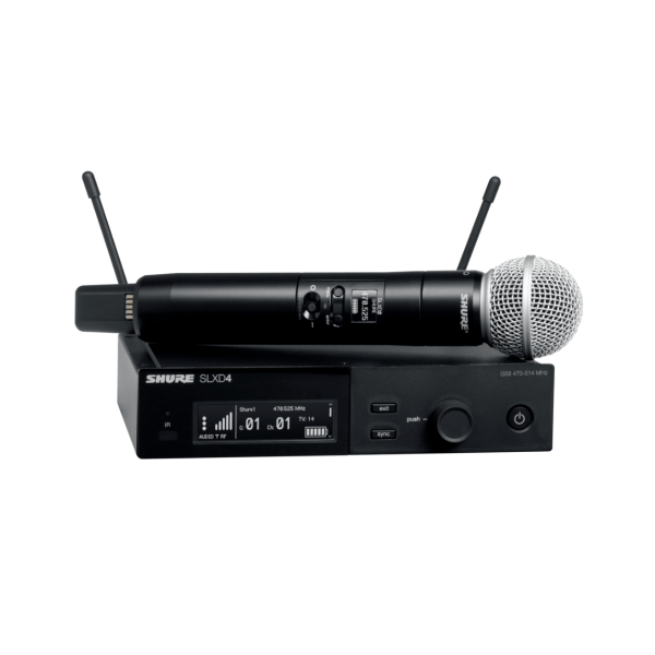SLXD24E/SM58-H56 SHURE WIRELESS HANDHELD SYSTEM (518-562MHz)