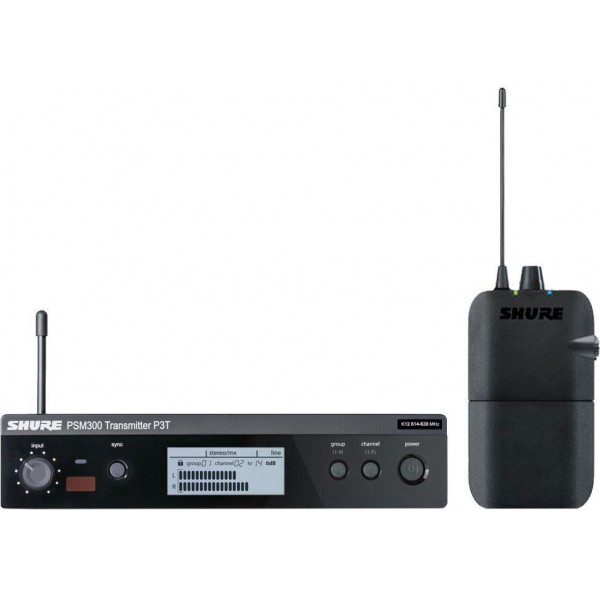 PSM300 SHURE Wireless in-ear System H20 (518-542 MHz, BE)
