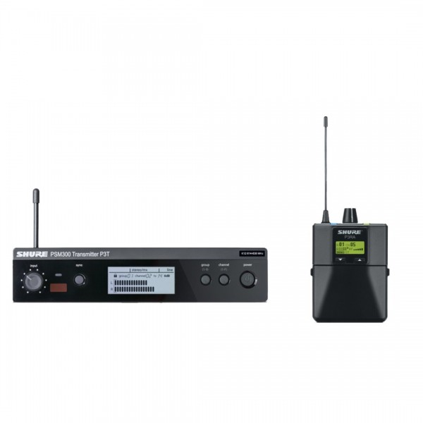 PSM300 Premium SHURE H20 (518-542 MHz, BE)