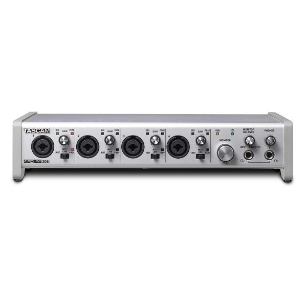 Series 208i Tascam USB Audio/MIDI Interface