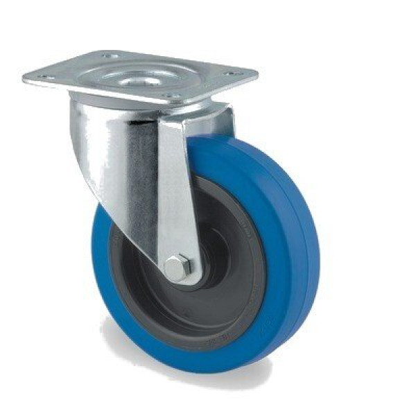 Blue Castor Tente with automatic 360º Fixing