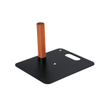 Pipe & Drape Baseplate Wentex 35 x 30 cm (Black)