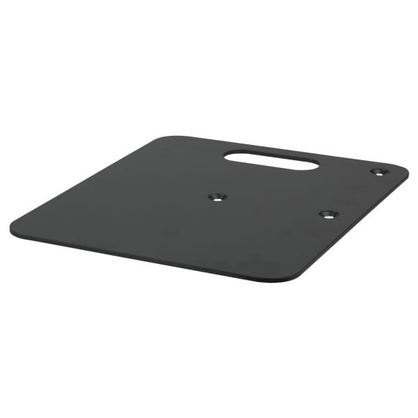 Pipe & Drape Baseplate Wentex 60 x 60 cm (Black)