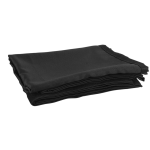 Pipe n Drape Doek Wentex Gordijn MGS 330x120 cm Geplooid (Zwart)