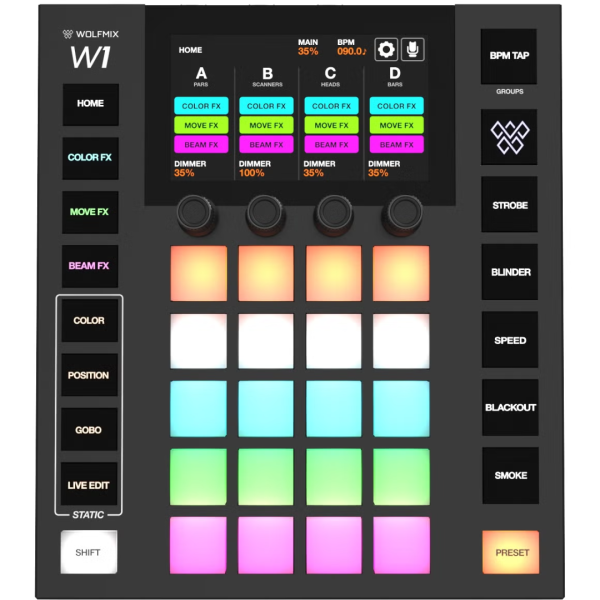 W1 MK2 Wolfmix Stand-Alone DMX Controller