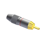 VC209 CONNECTOR RCA MANNELIJK 25 PAAR PROCAB